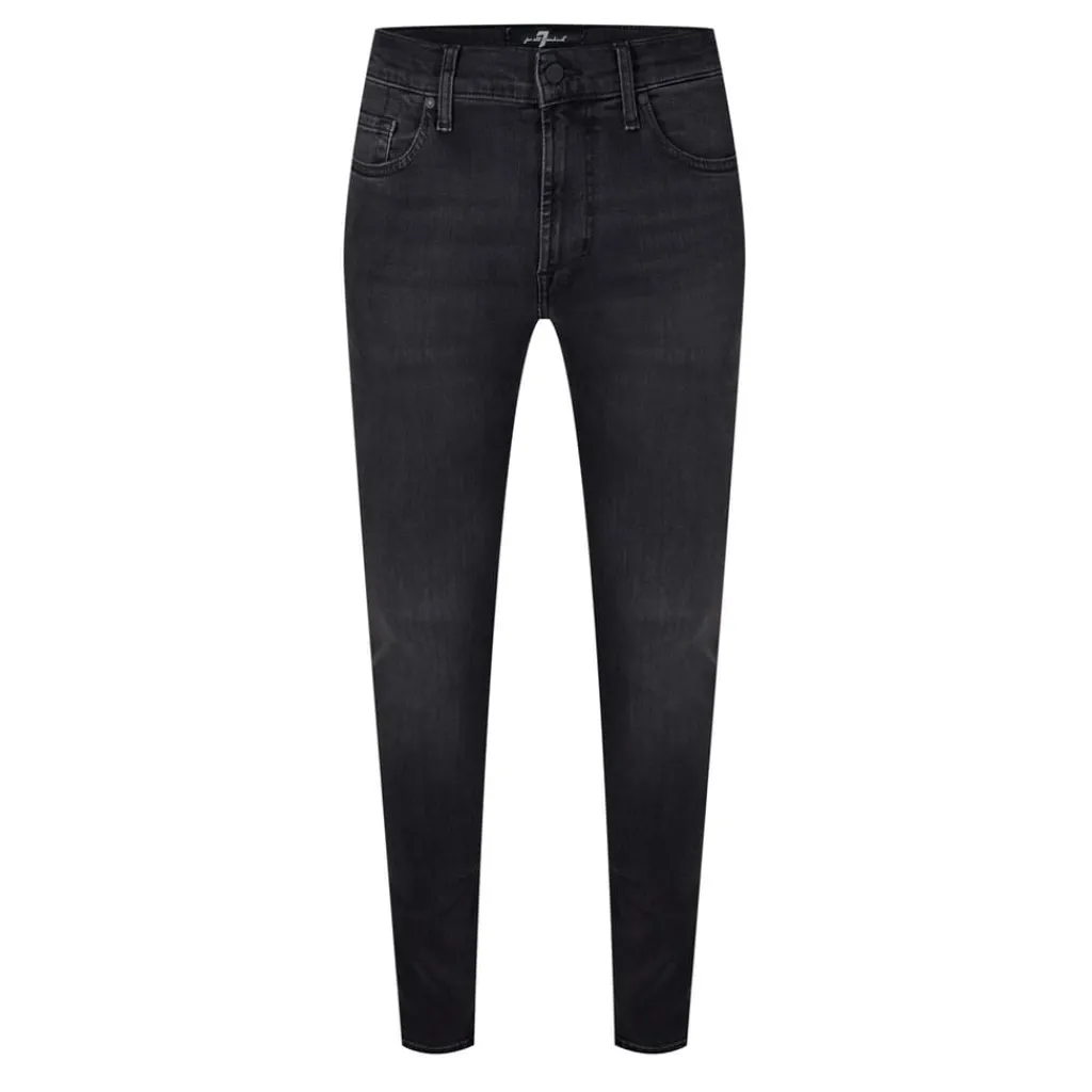 Jeans*7 For All Mankind Paxtyn Tapered Five Pocket Jeans in Black