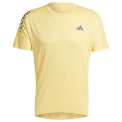 Fitness And Gym Tops|Fitness And Gymwear*adidas Adizero Regular Fit Crew Neck T-Shirt in Yellow