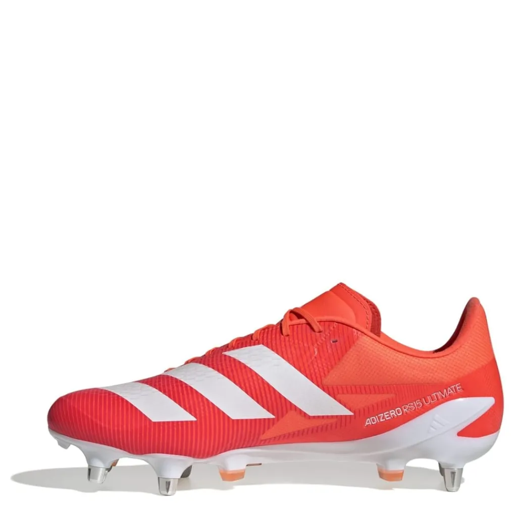 Boots*adidas Adizero Rs15 Ultimate Soft Ground Rugby Boots in Red