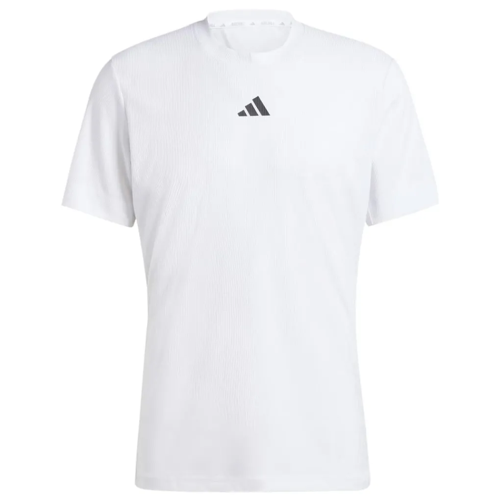 Fitness And Gymwear*adidas Airchill Tennis T-Shirt Pro in White