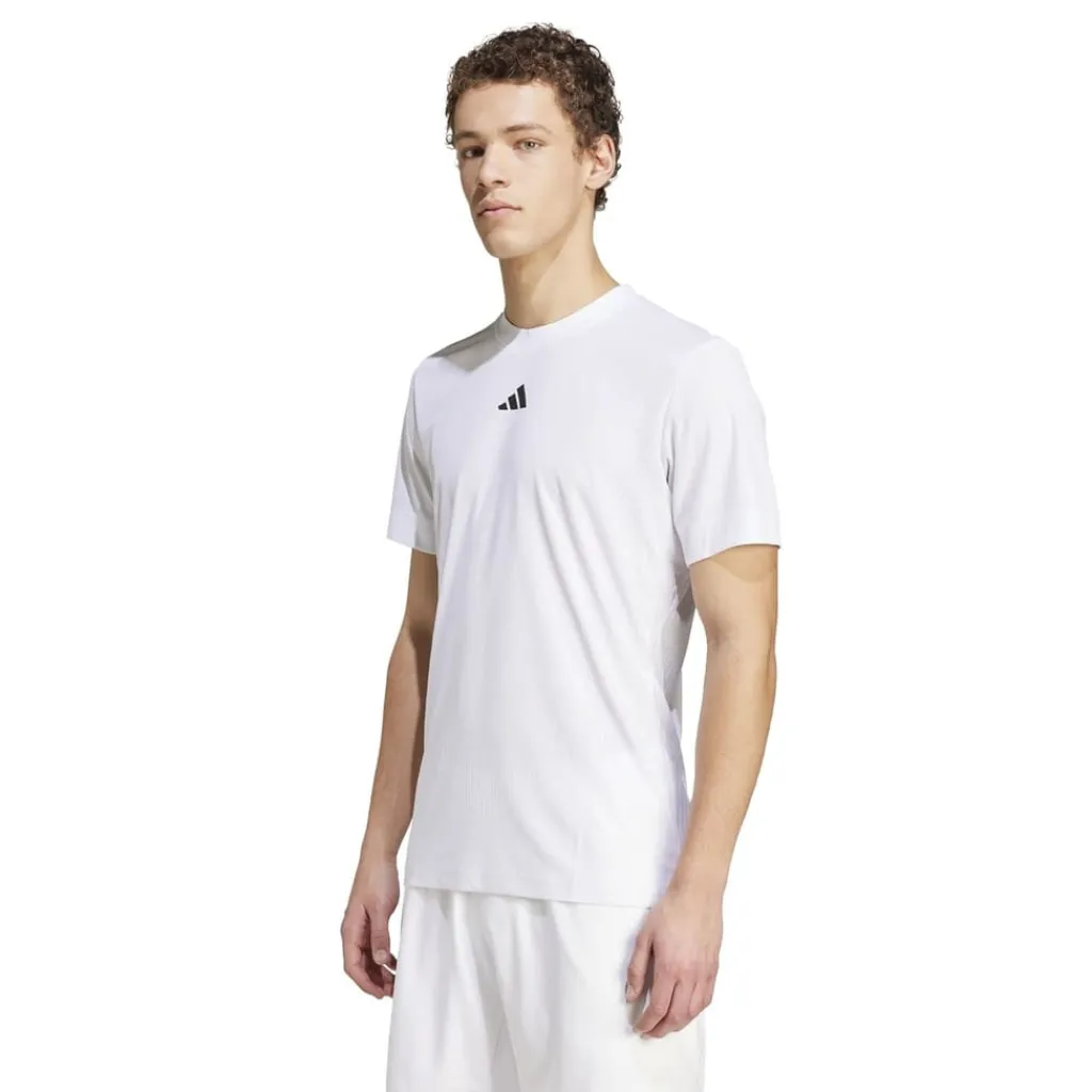 Fitness And Gymwear*adidas Airchill Tennis T-Shirt Pro in White