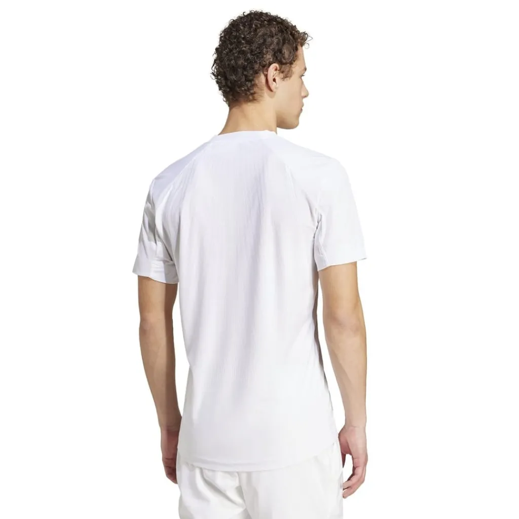 Fitness And Gymwear*adidas Airchill Tennis T-Shirt Pro in White