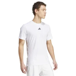 Fitness And Gymwear*adidas Airchill Tennis T-Shirt Pro in White