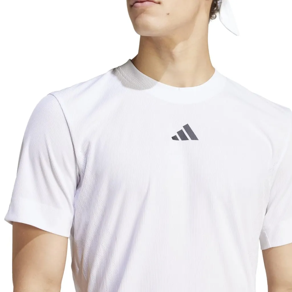 Fitness And Gymwear*adidas Airchill Tennis T-Shirt Pro in White
