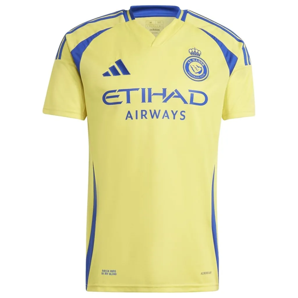Football And Rugby Clothing*adidas Al Nassr Home Shirt 2024 2025 Adults in Yellow