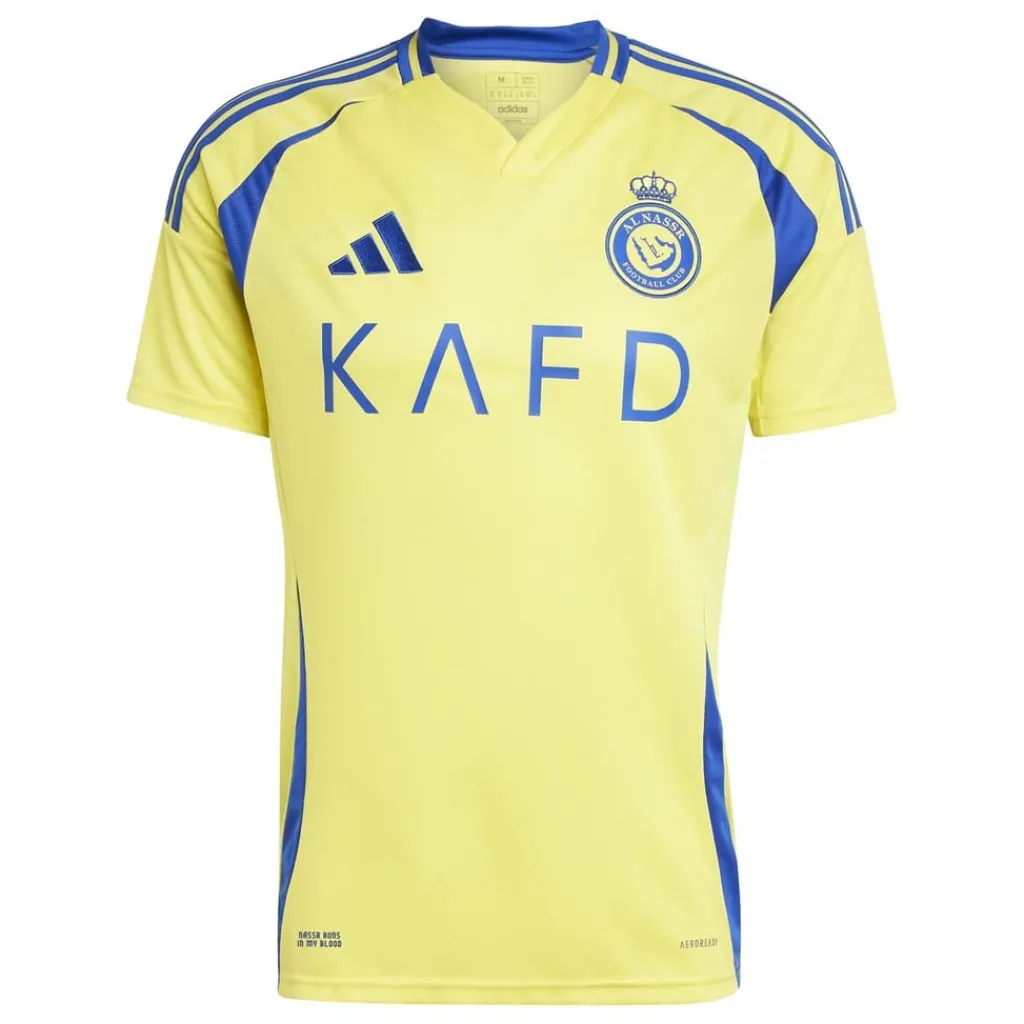 Football And Rugby Clothing*adidas Al Nassr Ronaldo Home Shirt 2024 2025 Adults in Yellow