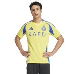 Football And Rugby Clothing*adidas Al Nassr Ronaldo Home Shirt 2024 2025 Adults in Yellow