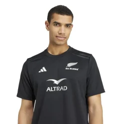 Fitness And Gymwear*adidas All Blacks Home Supporters Shirt 2024 Adults in Black
