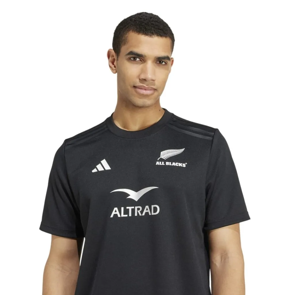 Fitness And Gymwear*adidas All Blacks Home Supporters Shirt 2024 Adults in Black