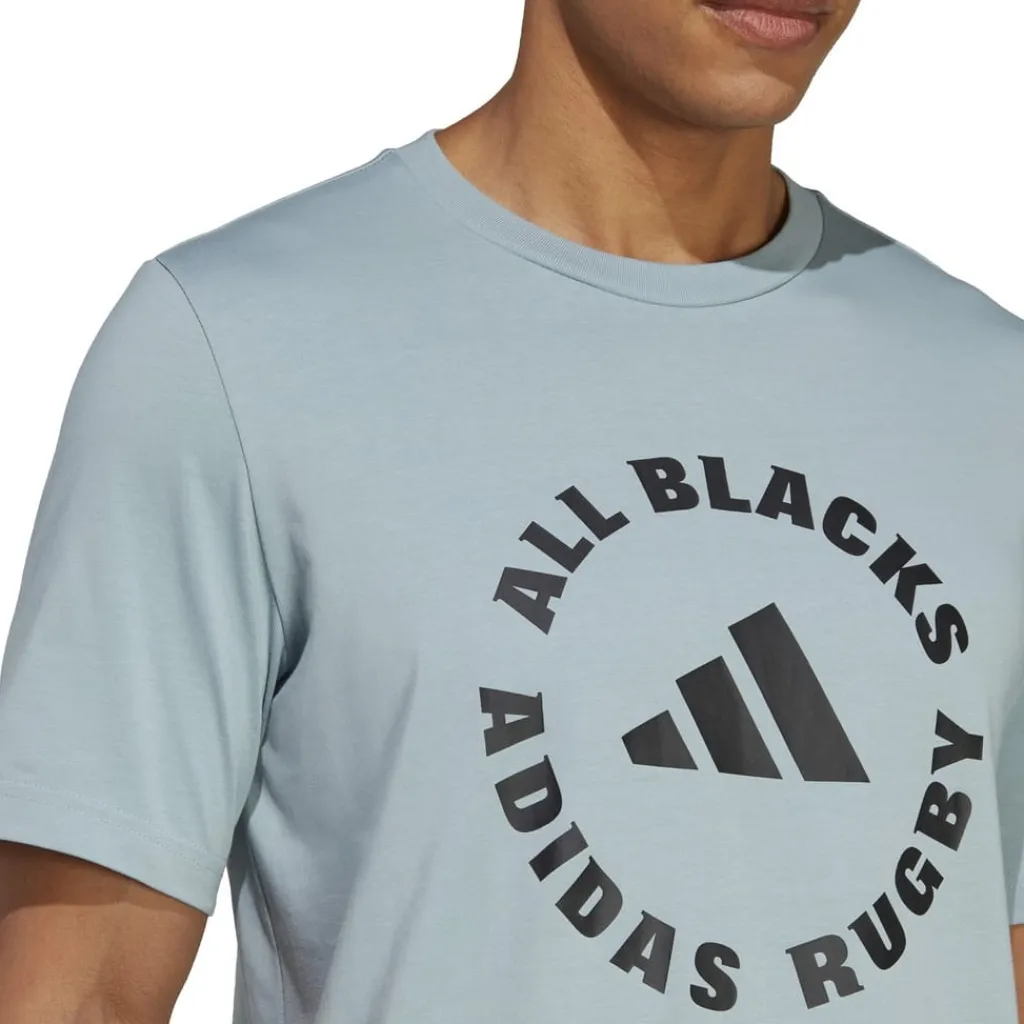 Fitness And Gym Tops*adidas All Blacks Supporters T-Shirt 2023 Adults in Grey