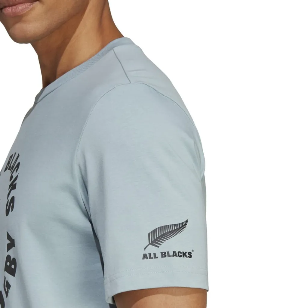 Fitness And Gym Tops*adidas All Blacks Supporters T-Shirt 2023 Adults in Grey