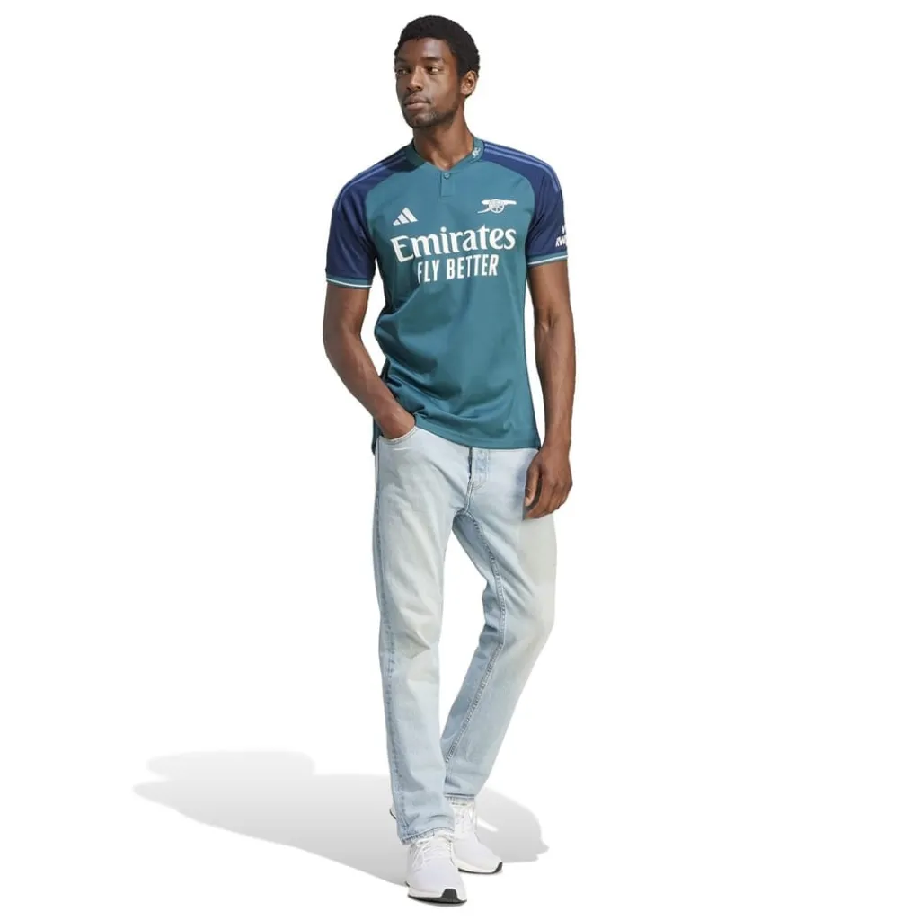 Football And Rugby Clothing*adidas Arsenal Third Shirt 2023 2024 Adults in Green