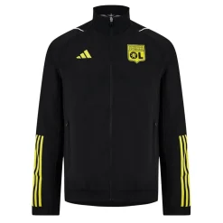 Tracksuits*adidas Athletic High Neck Long Sleeve Top in Black