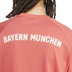 Football And Rugby Clothing*adidas Bayern Munich Originals 3 Stripe T-Shirt Adults in Red