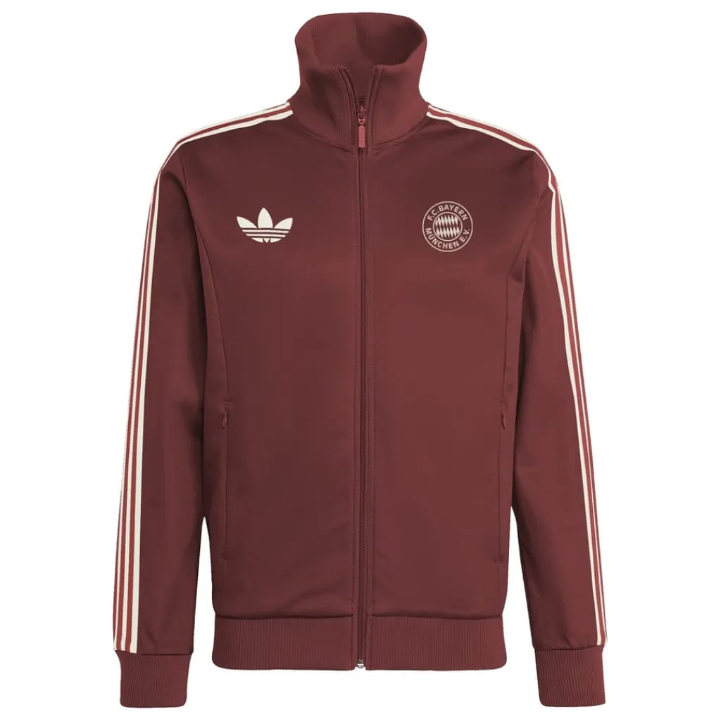 Tracksuits*adidas Bayern Munich Originals Tracksuit Top Adults in Red