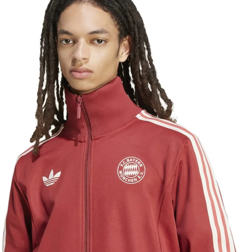 Tracksuits*adidas Bayern Munich Originals Tracksuit Top Adults in Red