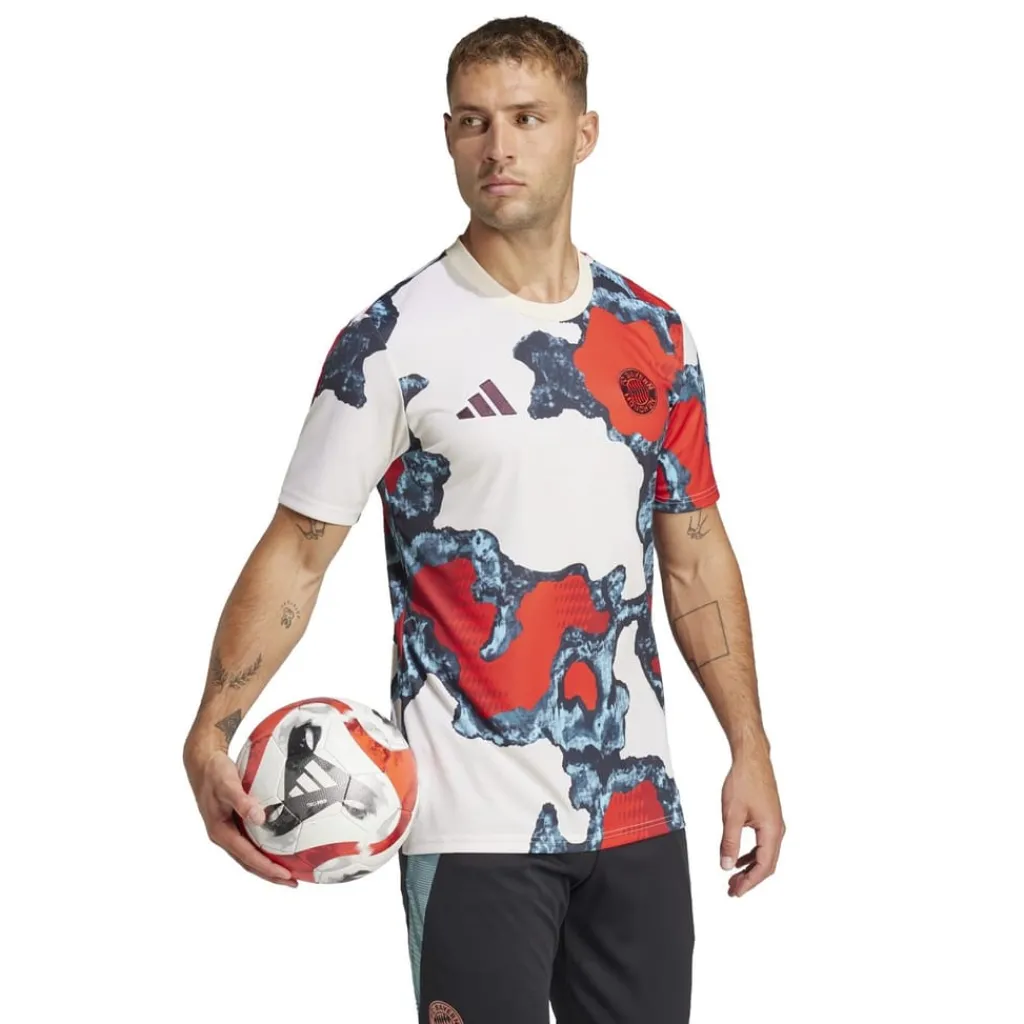 Football And Rugby Clothing*adidas Bayern Munich Prematch Shirt 2024 2025 Adults in Red