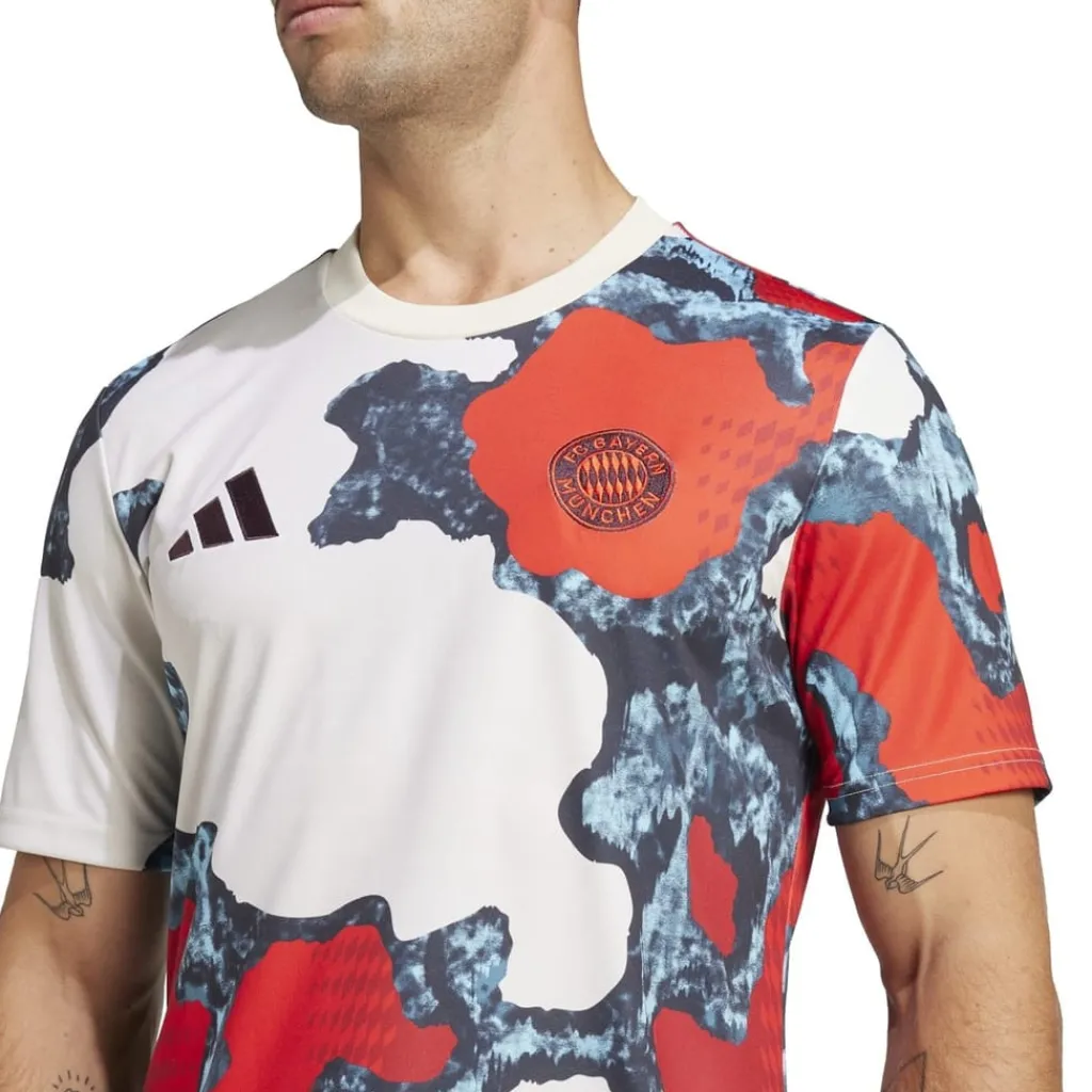 Football And Rugby Clothing*adidas Bayern Munich Prematch Shirt 2024 2025 Adults in Red