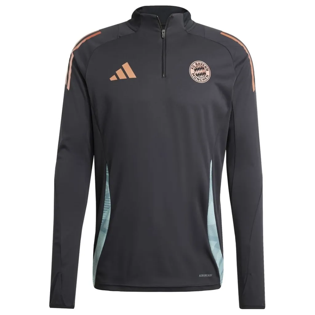 Fitness And Gymwear*adidas Bayern Munich Training Drill Top 2025 2026 Adults in Black