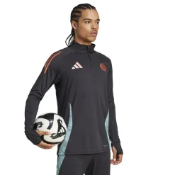 Fitness And Gymwear*adidas Bayern Munich Training Drill Top 2025 2026 Adults in Black