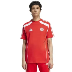 Football And Rugby Clothing*adidas Bayern Munich Ubackpack T-Shirt Adults in Red