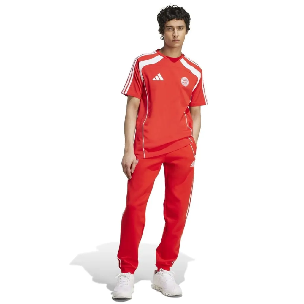 Football And Rugby Clothing*adidas Bayern Munich Ubackpack T-Shirt Adults in Red
