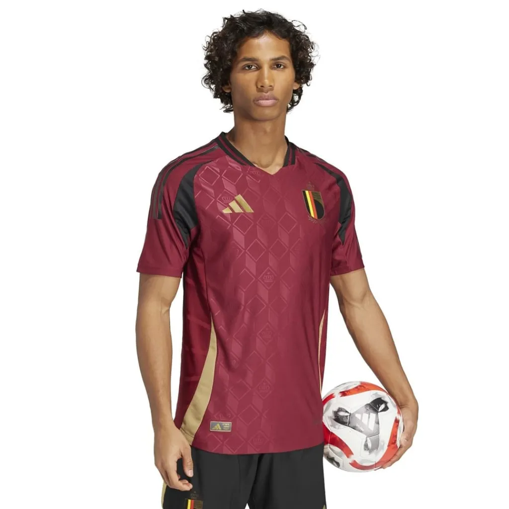 Football And Rugby Clothing*adidas Belgium Authentic Home Shirt 2024 in Red