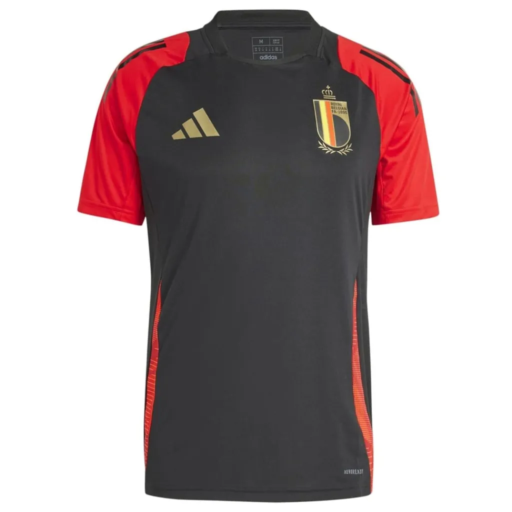 Football And Rugby Clothing*adidas Belgium Tiro 24 Competition Training Shirt Adults in Black
