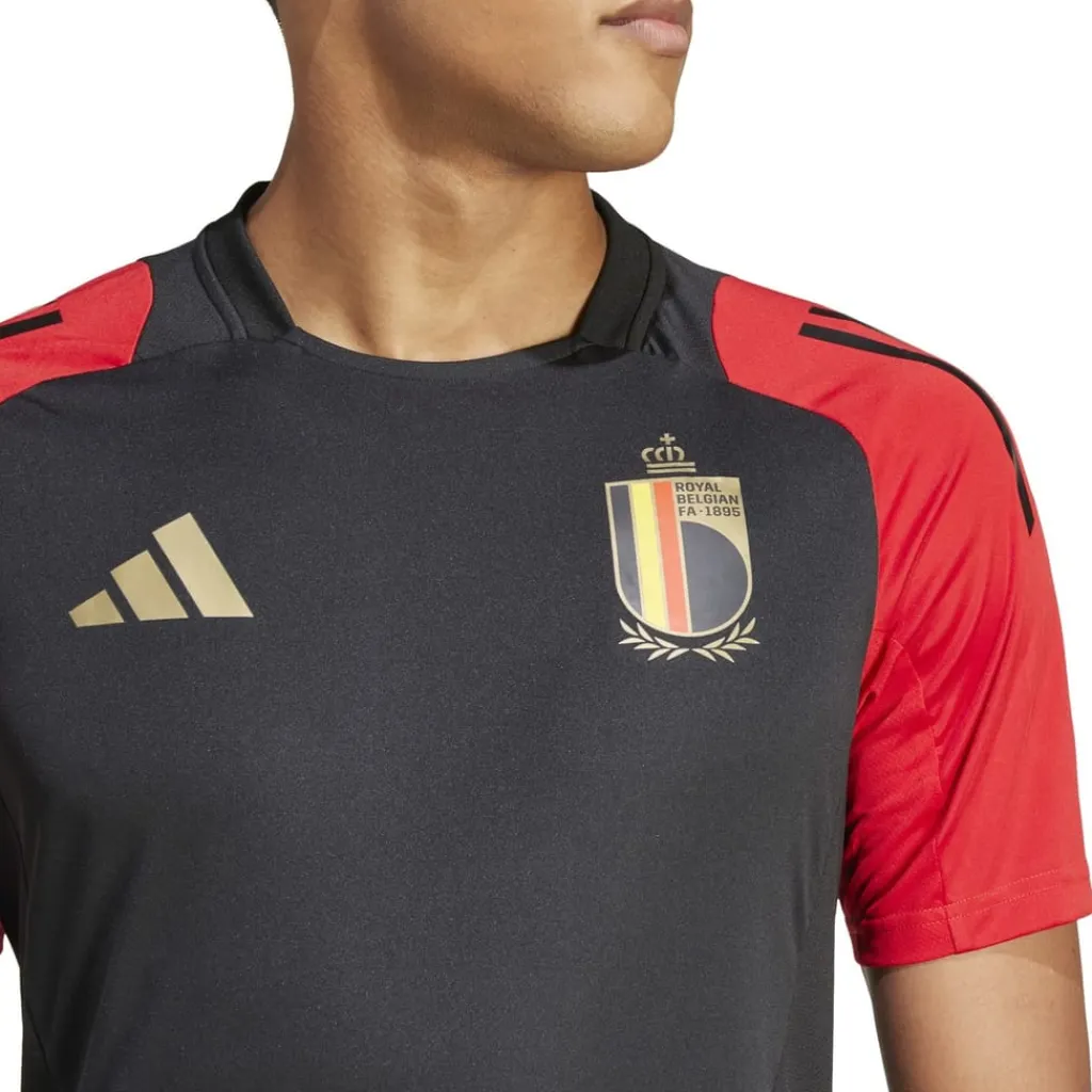 Football And Rugby Clothing*adidas Belgium Tiro 24 Competition Training Shirt Adults in Black