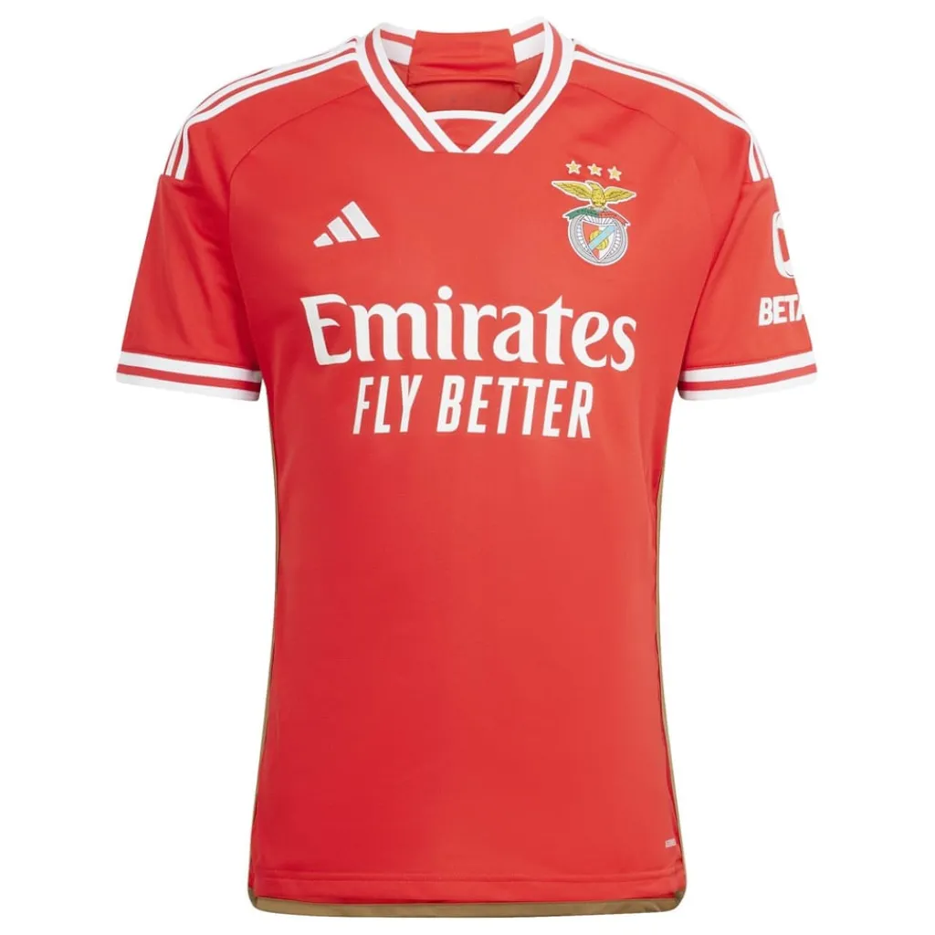 Football And Rugby Clothing*adidas Benfica T in Red