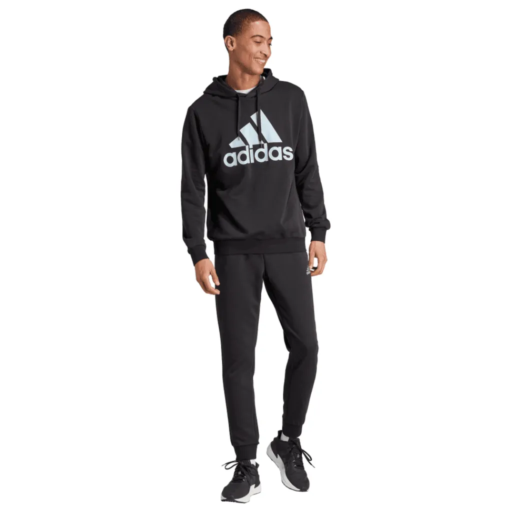 Tracksuits*adidas Big Logo Terry Tracksuit in Black
