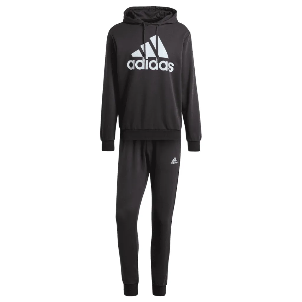 Tracksuits*adidas Big Logo Terry Tracksuit in Black