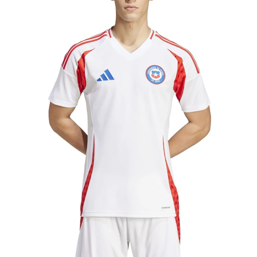 Football And Rugby Clothing*adidas Chile Away Shirt 2024 Adults in White