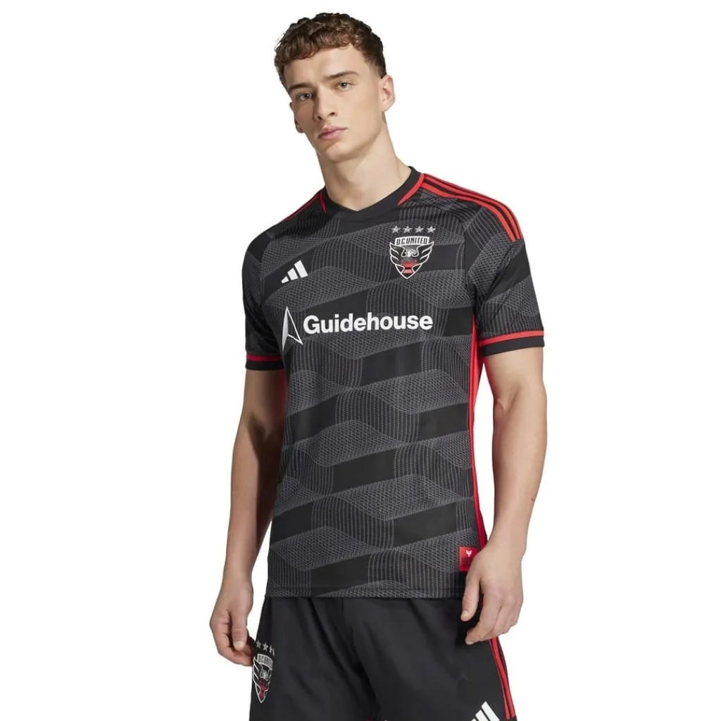 Football And Rugby Clothing*adidas Dc United 2024 2025 Home Shirt Adults in Black