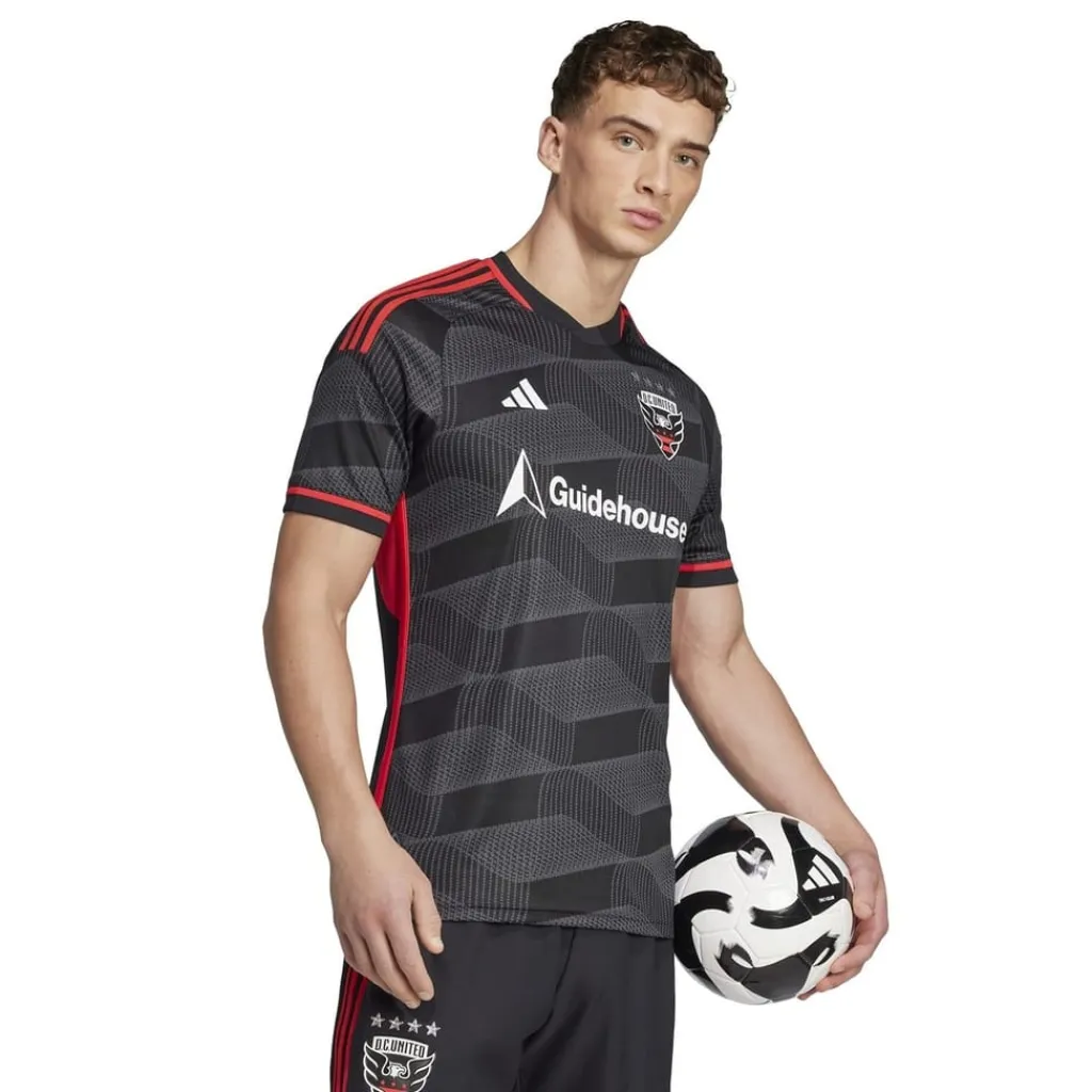Football And Rugby Clothing*adidas Dc United 2024 2025 Home Shirt Adults in Black