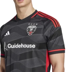 Football And Rugby Clothing*adidas Dc United 2024 2025 Home Shirt Adults in Black