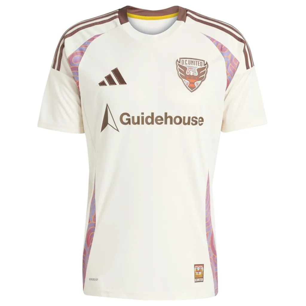 Football And Rugby Clothing*adidas Dc United Away Shirt 2025 2026 Adults in Beige