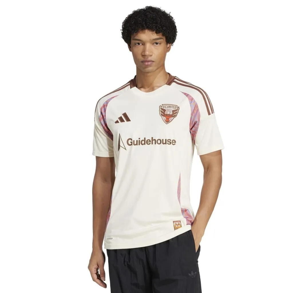 Football And Rugby Clothing*adidas Dc United Away Shirt 2025 2026 Adults in Beige