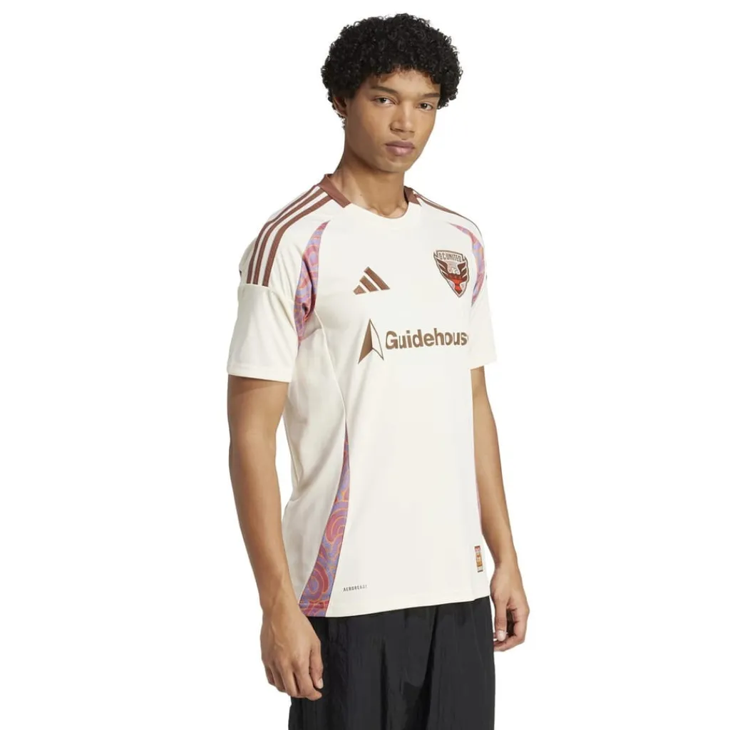 Football And Rugby Clothing*adidas Dc United Away Shirt 2025 2026 Adults in Beige