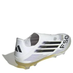 Football Boots*adidas F50 League Laceless Adults Firm Ground Football Boots in White