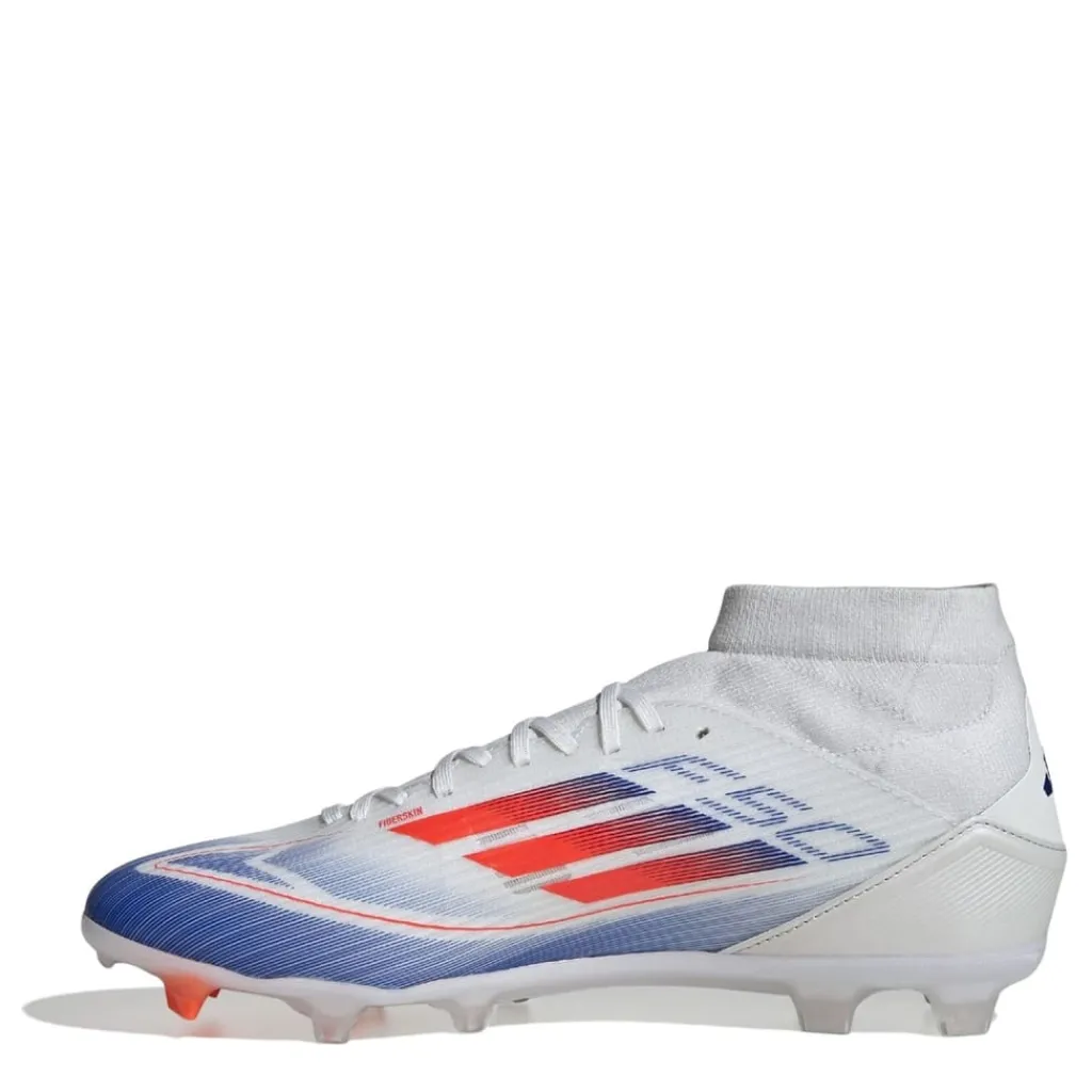 Football Boots*adidas F50 League Mid Cut Firm Ground Football Boots in White