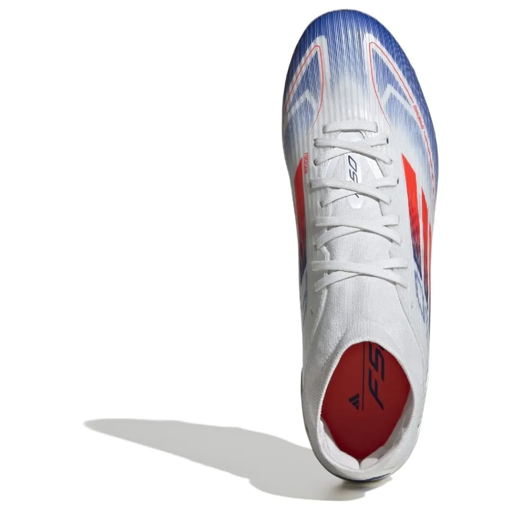 Football Boots*adidas F50 League Mid Cut Firm Ground Football Boots in White