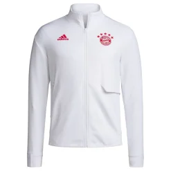 Fitness And Gym Tops*adidas FC Barcelona Mock Neck Athletic Top in White