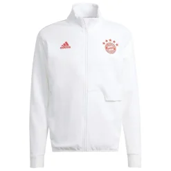 Fitness And Gym Tops*adidas FC Barcelona Mock Neck Athletic Top in White