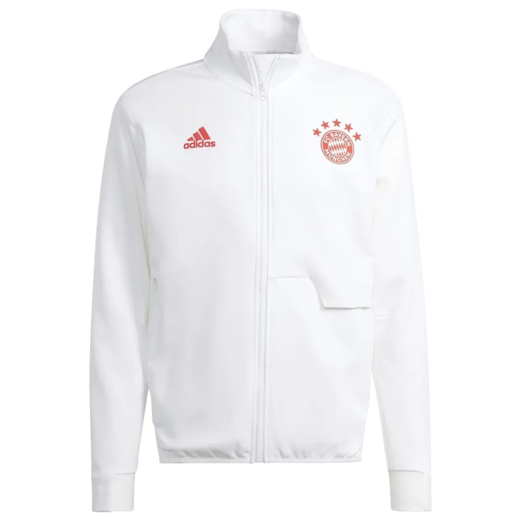 Fitness And Gym Tops*adidas FC Barcelona Mock Neck Athletic Top in White