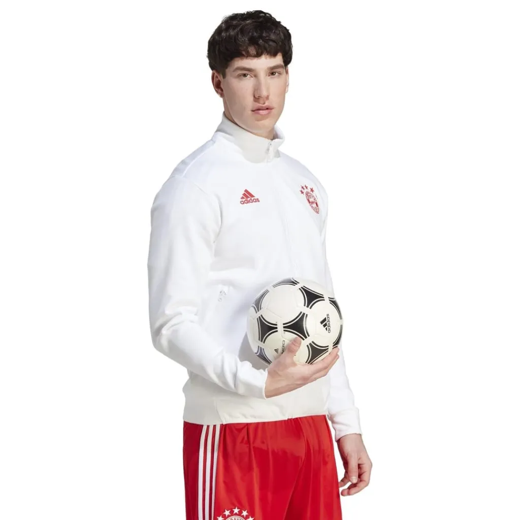 Fitness And Gym Tops*adidas FC Barcelona Mock Neck Athletic Top in White