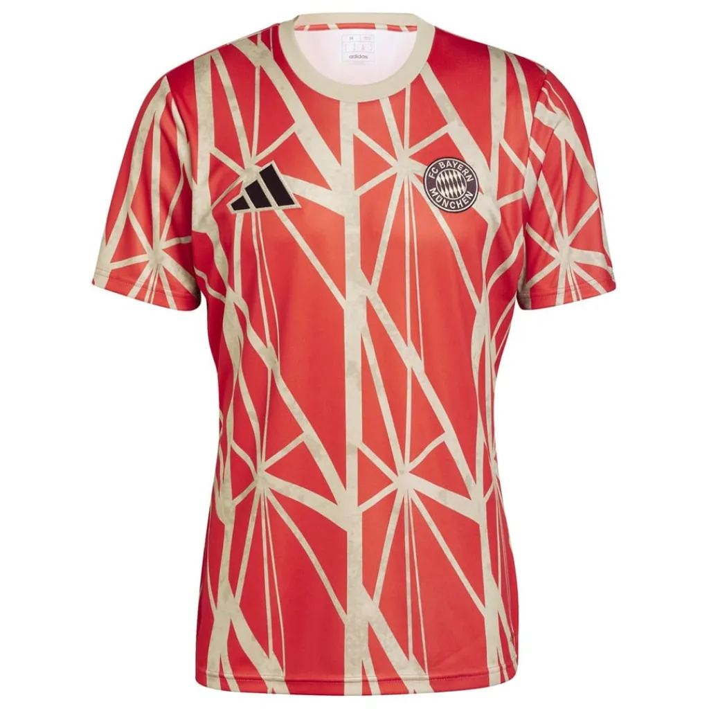 Football And Rugby Clothing*adidas Fc Bayern Munich Pre Match Shirt 2024 2025 Adults in Red