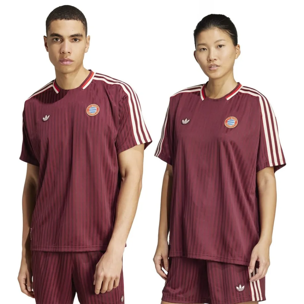 Football And Rugby Clothing*adidas Fc Bayern Terrace Icons Jersey Adults in Red