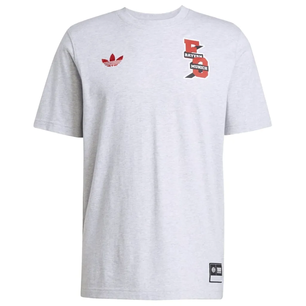 Football And Rugby Clothing*adidas Fc Bayern Vrct Tee in Grey