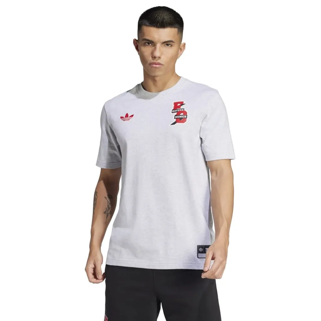 Football And Rugby Clothing*adidas Fc Bayern Vrct Tee in Grey